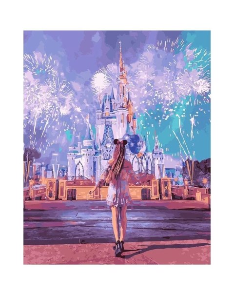 Malowanie po numerach - Disneyland 40x50cm Malowanie po numerach - Disneyland 40x50cm