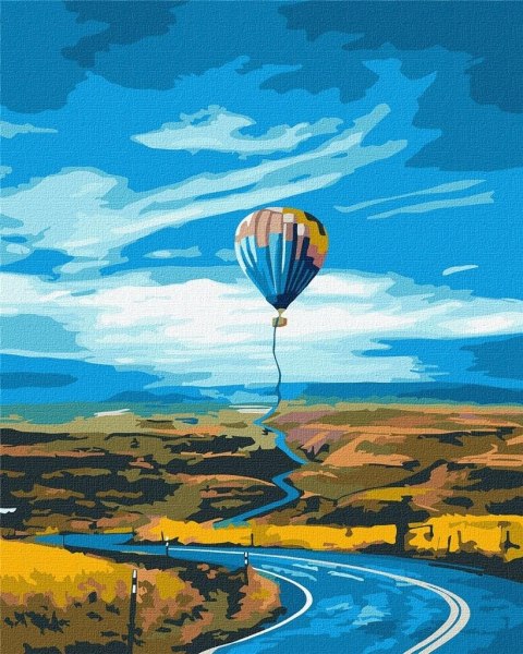 Malowanie po numerach - Droga na szczyt 40x50cm Malowanie po numerach - Droga na szczyt 40x50cm