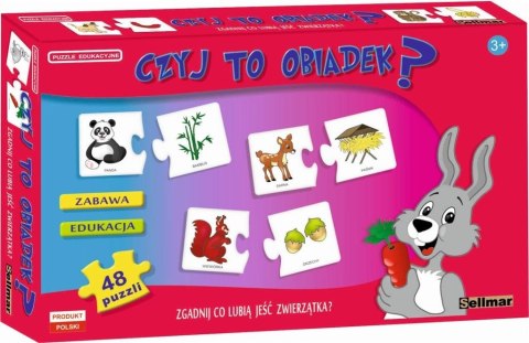 Puzzle edukacyjne Czyj to obiadek? Puzzle edukacyjne Czyj to obiadek?