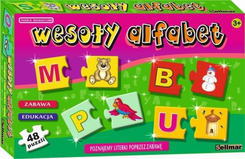 Puzzle edukacyjne Wesoły alfabet Puzzle edukacyjne Wesoły alfabet