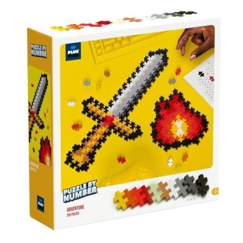 Klocki Plus-Plus Puzzle By Numbers Przygoda 250el. Klocki Plus-Plus Puzzle By Numbers Przygoda 250el.