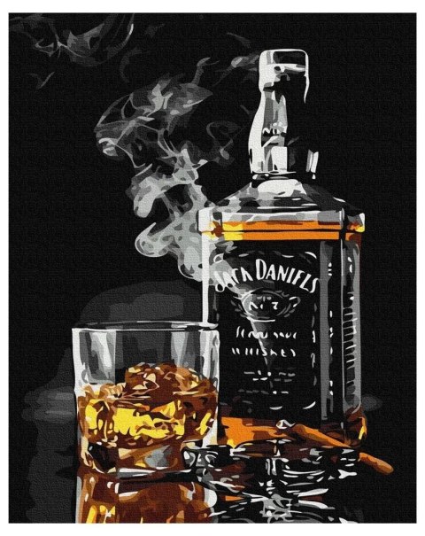 Malowanie po numerach - Jack Daniels 40x50cm Malowanie po numerach - Jack Daniels 40x50cm