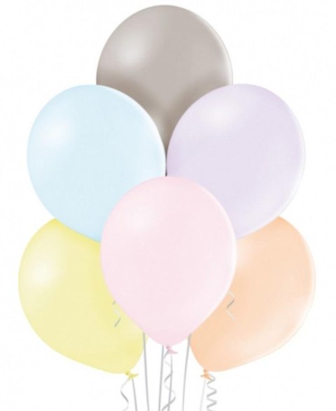 Balony B105 pastelowe makaroniki MIX 30cm 100szt Balony B105 pastelowe makaroniki MIX 30cm 100szt