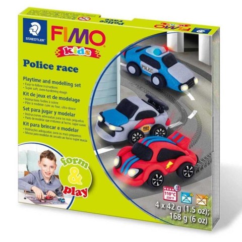 Zestaw Fimo Kids Form&Play 4 x 42g Auta Zestaw Fimo Kids Form&Play 4 x 42g Auta