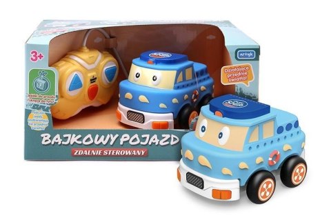 Bajkowy pojazd zdalnie sterowany niebieski Bajkowy pojazd zdalnie sterowany niebieski