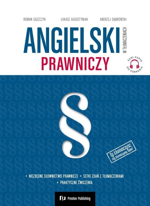 Angielski w tłumaczeniach. Prawniczy + mp3 Angielski w tłumaczeniach. Prawniczy + mp3