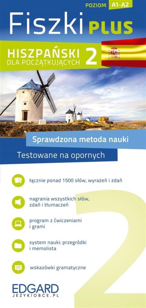 Hiszpański Fiszki PLUS dla początkujących 2 Hiszpański Fiszki PLUS dla początkujących 2
