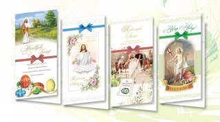 Karnet DL De Lux Wielkanoc religia MIX (10szt.)