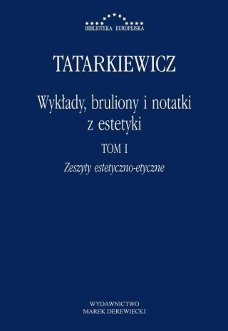Wykłady, bruliony i notatki z estetyki T.1