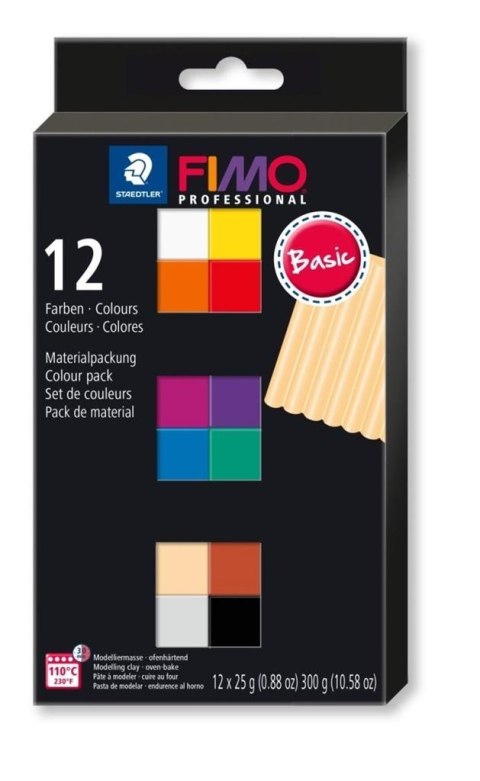 Fimo Professional 12x25g Basic Colour Fimo Professional 12x25g Basic Colour