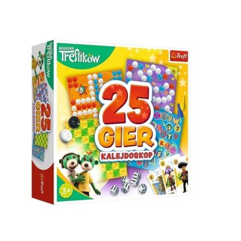 Kalejdoskop 25 gier Rodzina Treflików TREFL Kalejdoskop 25 gier Rodzina Treflików TREFL