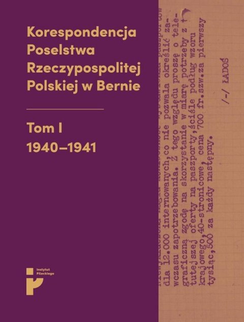 Korespondencja Poselstwa Rzeczypospolitej... T.1 Korespondencja Poselstwa Rzeczypospolitej... T.1