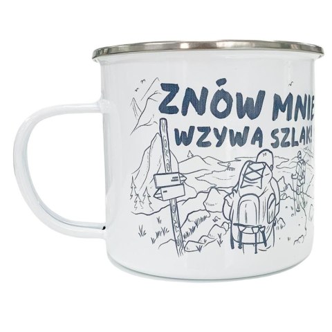 Kubek emaliowany - Znów mnie wzywa szlak Kubek emaliowany - Znów mnie wzywa szlak
