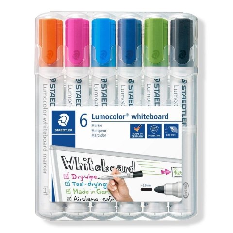 Marker Lumocolor 6 kolorów STAEDTLER Marker Lumocolor 6 kolorów STAEDTLER