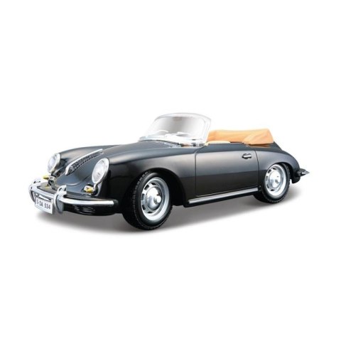 Porsche 356B Cabriolet Black 1:24 BBURAGO Porsche 356B Cabriolet Black 1:24 BBURAGO