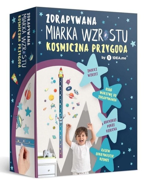 Zdrapywana Miarka Wzrostu Kosmiczne Przygody Zdrapywana Miarka Wzrostu Kosmiczne Przygody