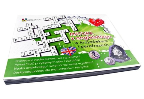 Matura z angielskiego w krzyżówkach CREATIVO Matura z angielskiego w krzyżówkach CREATIVO