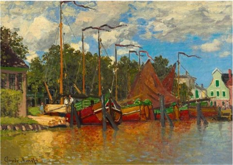Puzzle 1000 Łódki na jeziorze, Claude Monet, 1871 Puzzle 1000 Łódki na jeziorze, Claude Monet, 1871