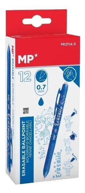 Długopis ścieralny niebieski (12szt)