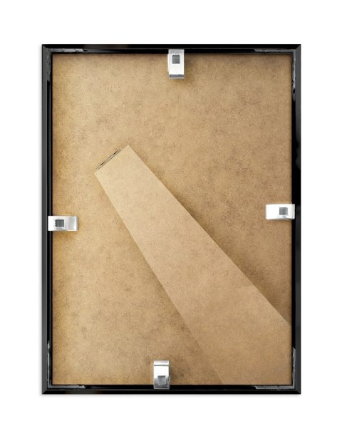 Ramka aluminiowa z plexi 10x15 cm, czarna Ramka aluminiowa z plexi 10x15 cm, czarna