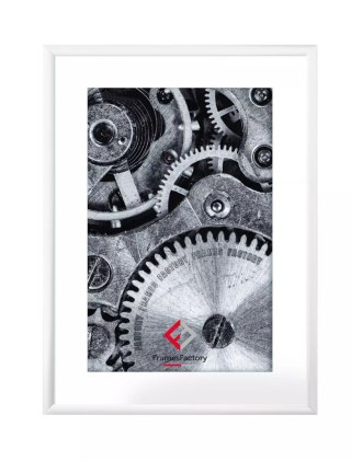 Ramka aluminiowa z plexi 13x18 cm, biała