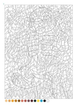 Art therapy. Disney. Zagadkowe rysunki. Kolorowanka antystresowa.