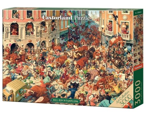 Puzzle 3000 Bull Run in Pampeluna Puzzle 3000 Bull Run in Pampeluna