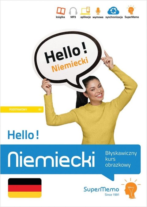 Hello! Niemiecki. Błyskawiczny kurs obrazkowy A1 Hello! Niemiecki. Błyskawiczny kurs obrazkowy A1