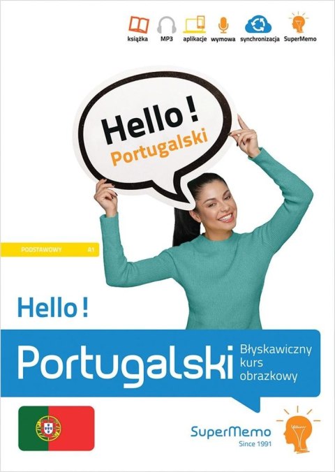 Hello! Portugalski. Błyskawiczny kurs obrazkowy A1 Hello! Portugalski. Błyskawiczny kurs obrazkowy A1