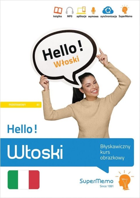 Hello! Włoski. Błyskawiczny kurs obrazkowy A1 Hello! Włoski. Błyskawiczny kurs obrazkowy A1