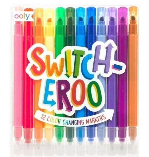 Flamastry zmieniające kolor Switch-Eroo 12 sztuk Flamastry zmieniające kolor Switch-Eroo 12 sztuk