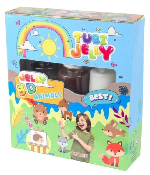 Tubi Jelly 3 kolory - Zwierzątka TUBAN Tubi Jelly 3 kolory - Zwierzątka TUBAN