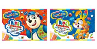 Blok rysunkowy kolorowy A4/16K (10szt) BAMBINO
