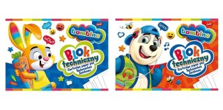 Blok techniczny A4/10K (10szt) BAMBINO