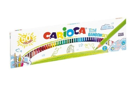 Kredki ołówkowe Tita 50 kolorów CARIOCA Kredki ołówkowe Tita 50 kolorów CARIOCA
