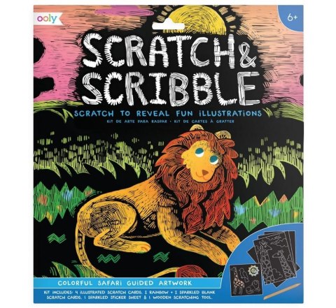 Zdrapywanki Scratch & Scribble Safari Zdrapywanki Scratch & Scribble Safari
