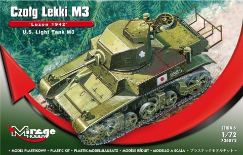 Czołg Lekki M3 Luzon 1942 Amerykański Czołg Lekki M3 Luzon 1942 Amerykański