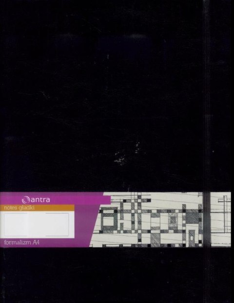 Notes A4 Gładki Formalizm Czarny ANTRA Notes A4 Gładki Formalizm Czarny ANTRA