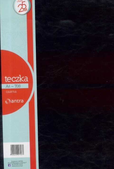 Teczka A4 708 czarna Teczka A4 708 czarna