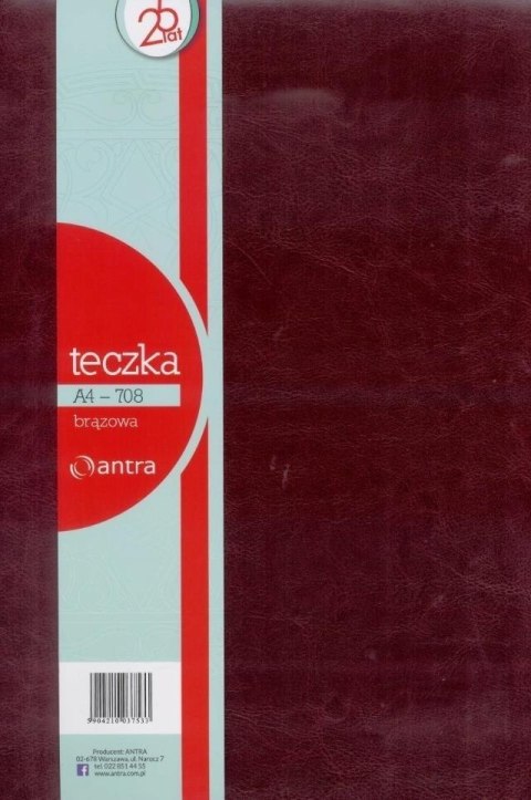Teczka A4 708 czerwona Teczka A4 708 czerwona