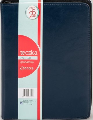 Teczka z kalkulatorem A5 723 granatowa