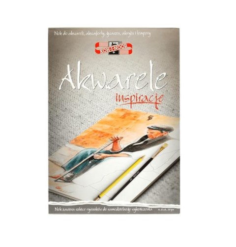Blok Inspiracje - Akwarele A4/20 arkuszy 320g Blok Inspiracje - Akwarele A4/20 arkuszy 320g