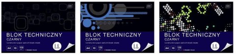 Blok techniczny czarny A4/10K (10szt) Blok techniczny czarny A4/10K (10szt)