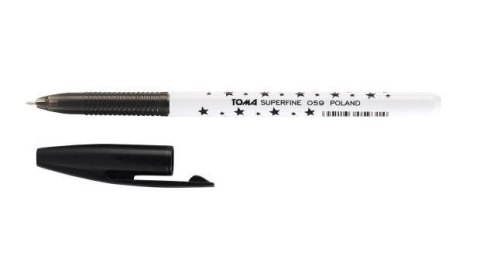 Długopis Superfine 0,5mm czar. (30szt) TOMA Długopis Superfine 0,5mm czar. (30szt) TOMA