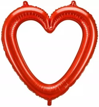 Balon czerwony serce 1 szt.