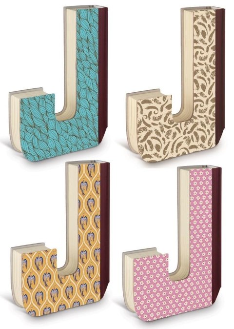 Alphabooks Notatnik litera - J Alphabooks Notatnik litera - J