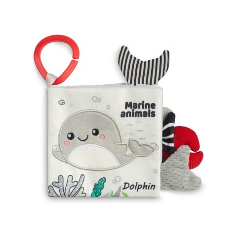 Black&White Książeczka materiałowa Delfin Black&White Książeczka materiałowa Delfin