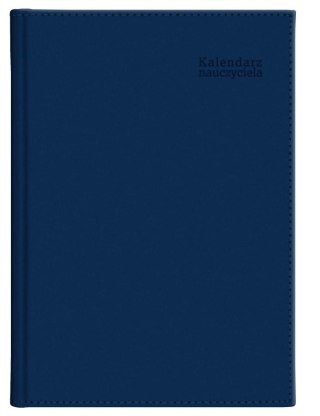 Kalendarz naucz. 2025/2026 B5 tyg. Vivella granat