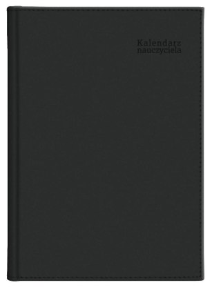 Kalendarz naucz. 2025/26 A5 tyg. Vivella czarny