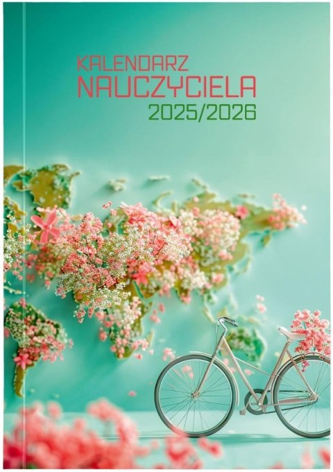 Kalendarz nauczyciela 2025/2026 B5 tyg. PCV Rower Kalendarz nauczyciela 2025/2026 B5 tyg. PCV Rower